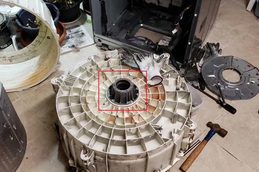 Drum and bearing repair for washing machine in Selangor