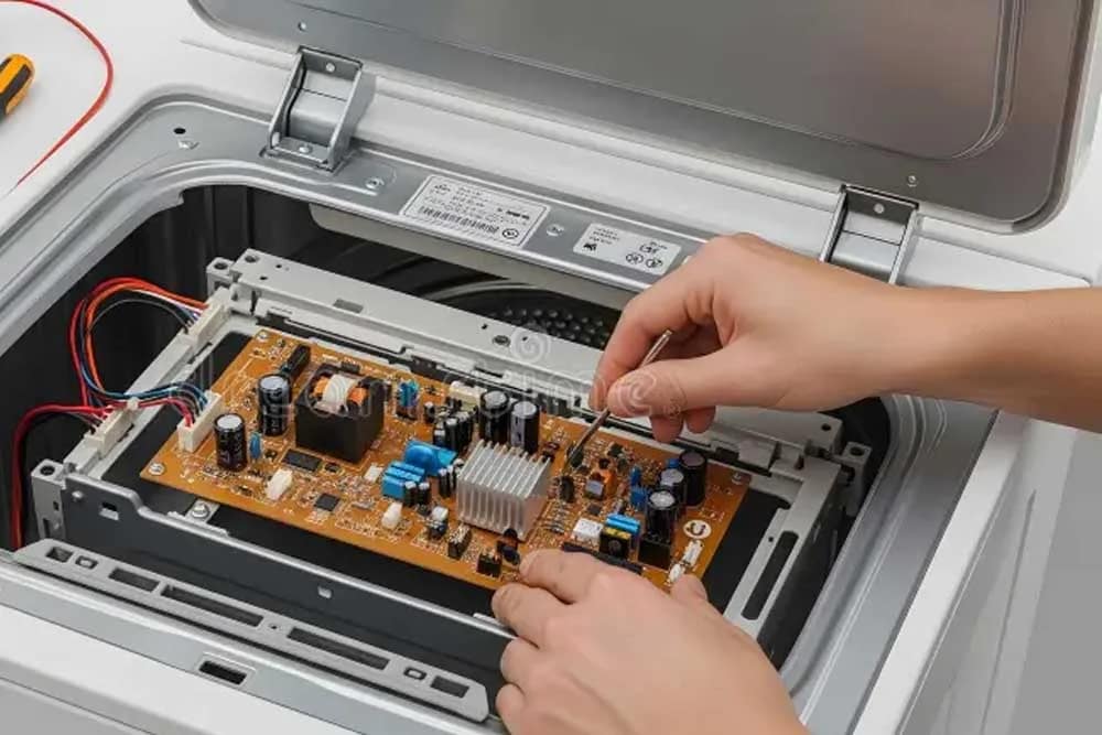 Control panel and circuit board repair for automatic washer